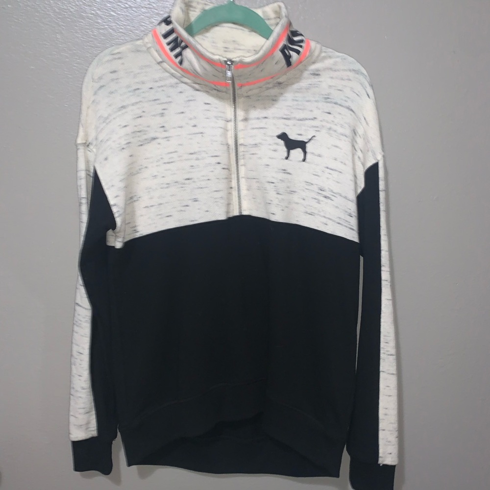 VS PINK half zip sweater jacket